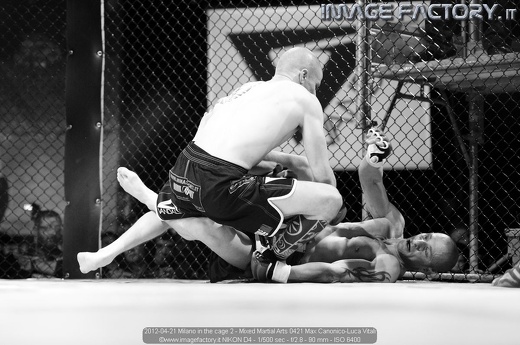 2012-04-21 Milano in the cage 2 - Mixed Martial Arts 0421 Max Canonico-Luca Vitali